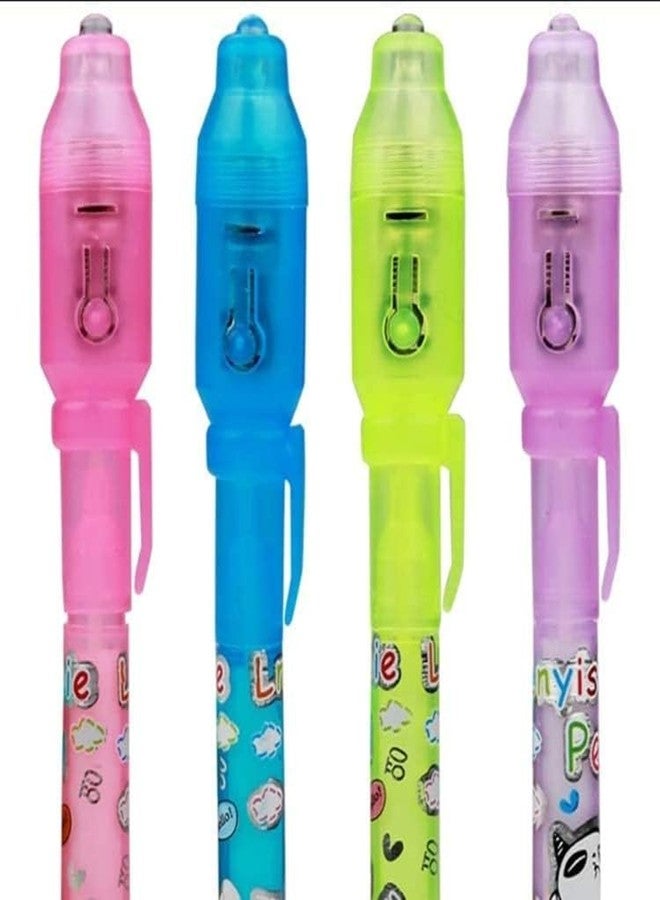 رويالز أقلام رويالز السحرية غير المرئية - عبوة من 6 أقلام حبر غير مرئي مع ضوء فوق بنفسجي، لعبة كتابة سحرية ممتعة للأطفال، هدايا تذكارية لحفلات أعياد الميلاد، مجموعة هدايا إبداعية للأطفال - Image 5